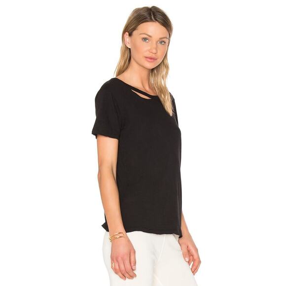 n:Philanthropy Harlow Distressed Tee Black Size S - Picture 1 of 6